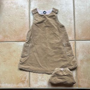 Baby Gap (18-24) light tan jumper with panty